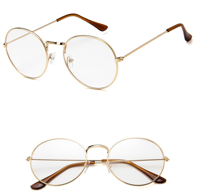 Vintage Round Jelly Transparent Ocean Sunglasses