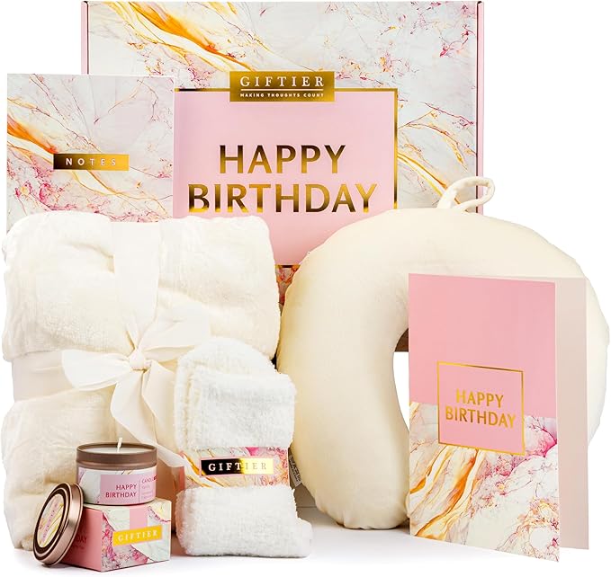Birthday Gift Basket 6-Pcs Set for Women