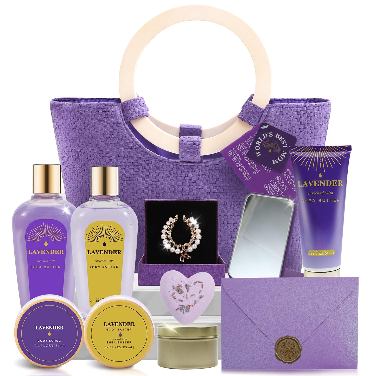 Spa Gift Baskets for Women, 10pcs Gift Sets