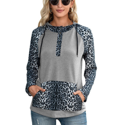 Leopard Print Hooded Long Sleeve 2-Pack