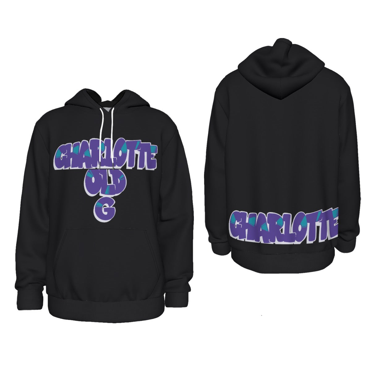 Charlotte OLD G' Style Unisex Thick Pullover Hoodie