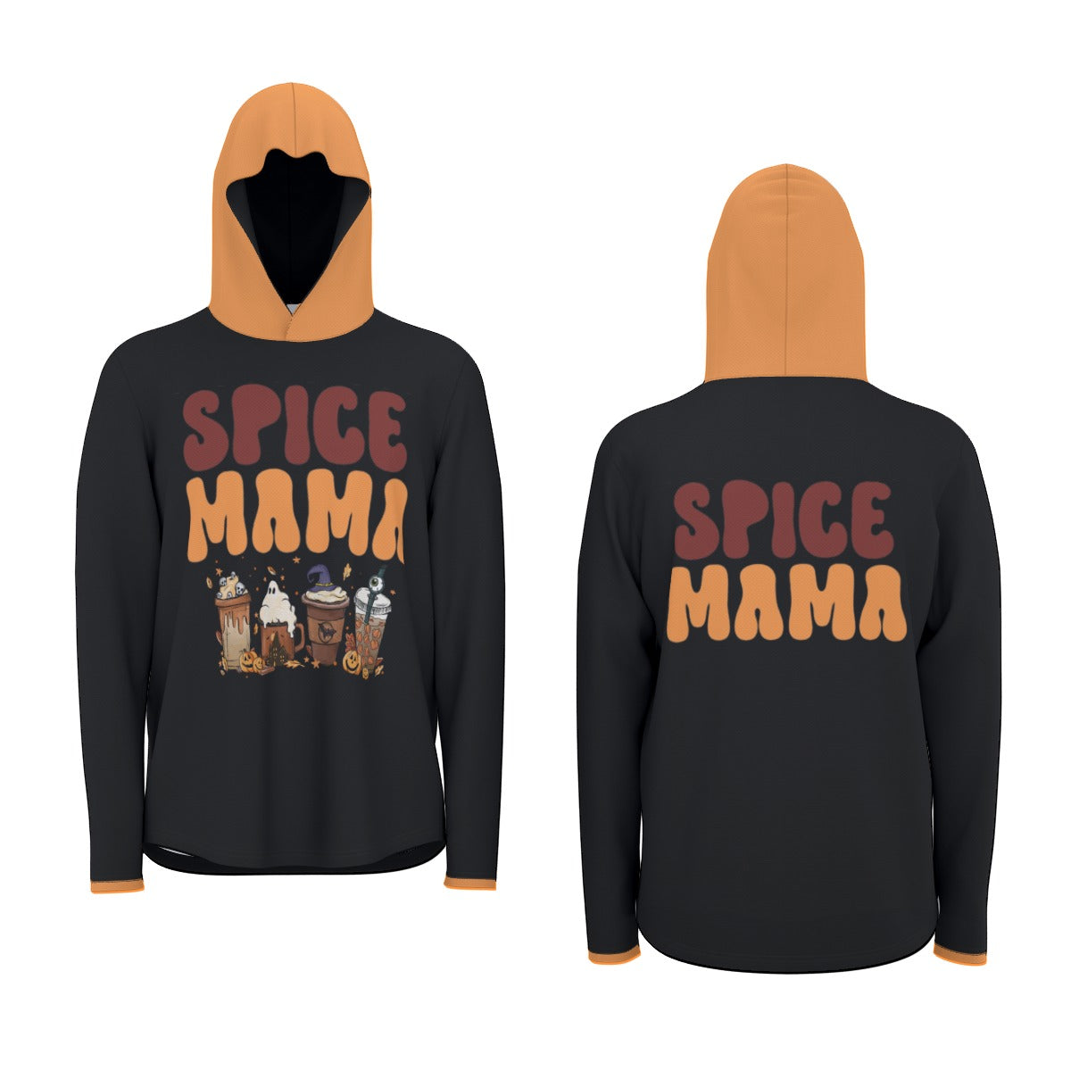 Spice Mama Pullover Hoodie with Thumb Holes