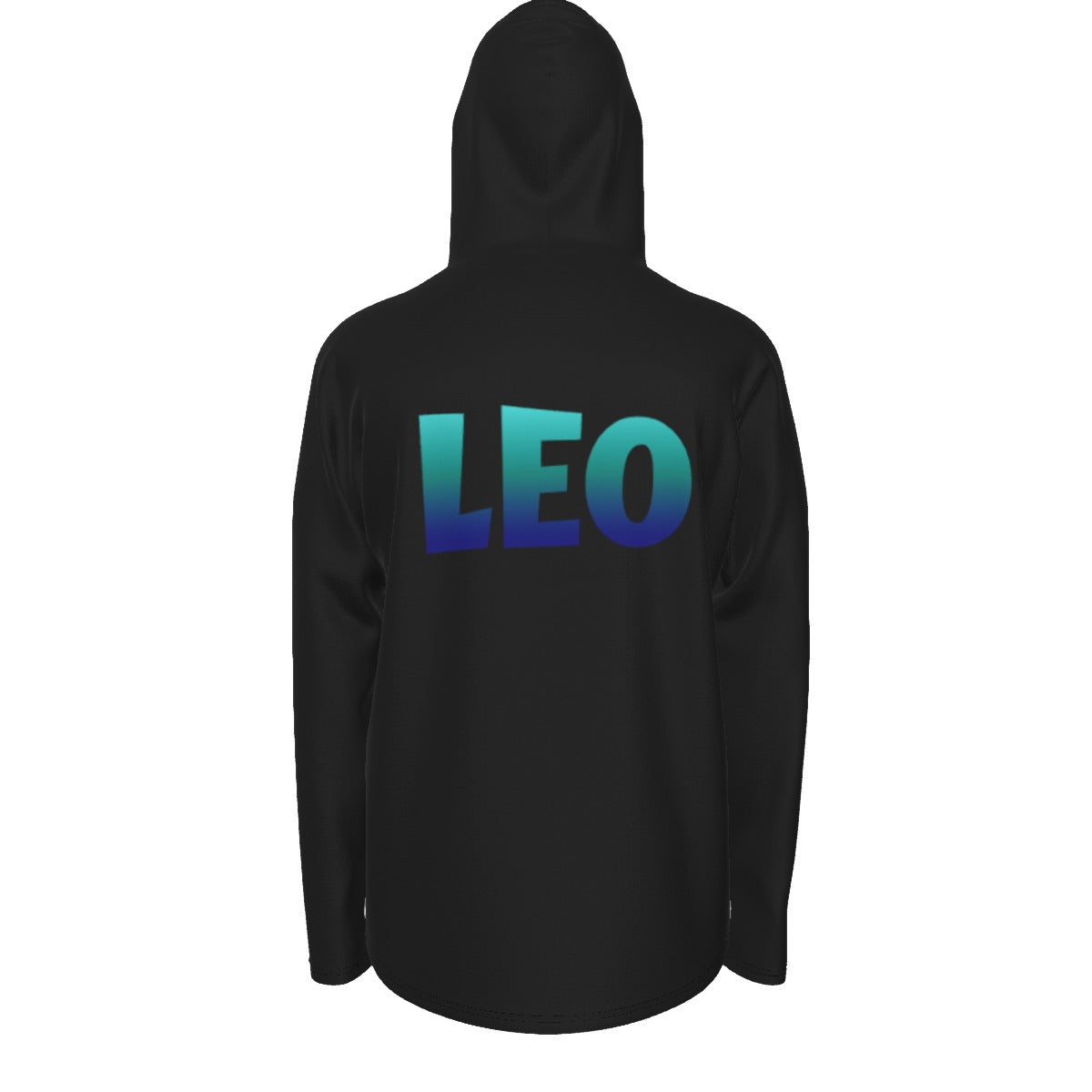 Leo Zodiac Pullover Hoodie with Logo and Thumb Hole