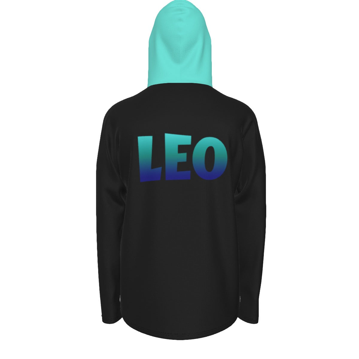 Leo Zodiac Pullover Hoodie with Logo and Thumb Hole