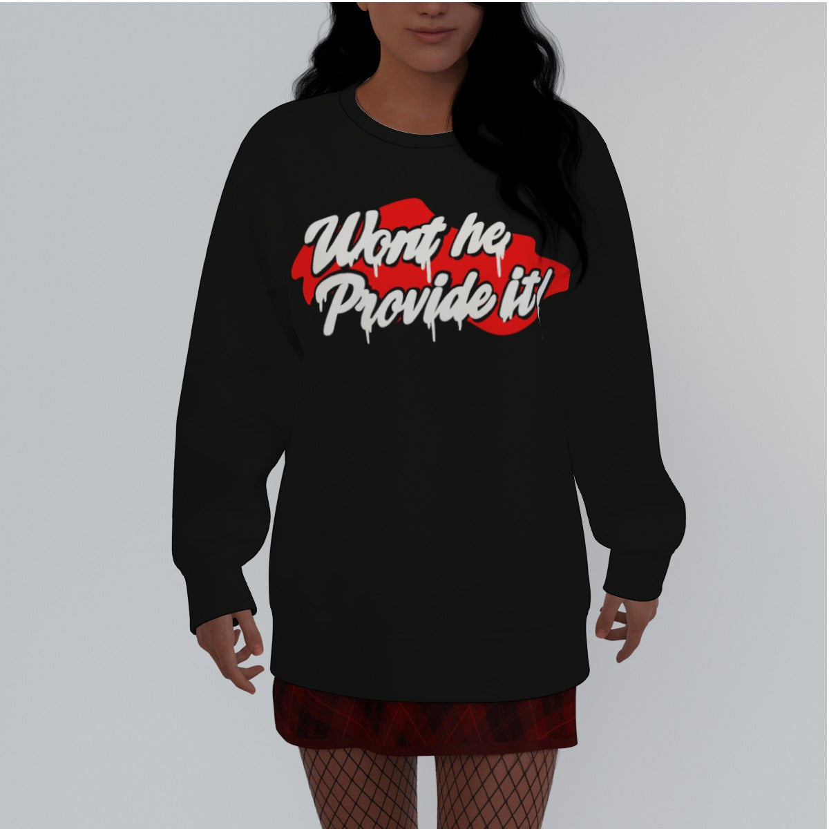 Won't He Provide It Sleeve Warm Sweatshirt