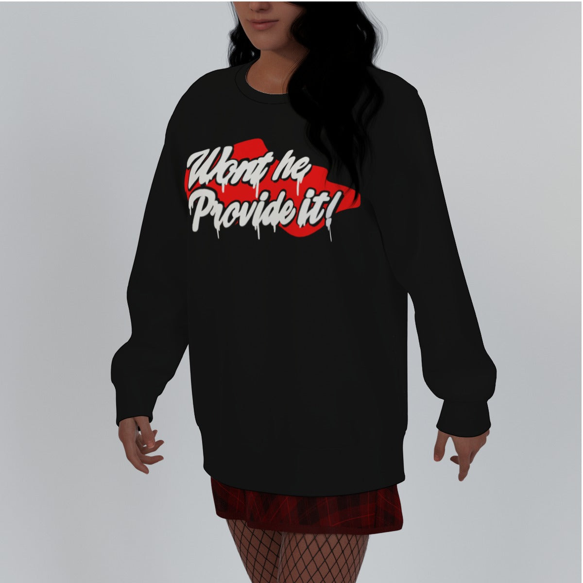 Won't He Provide It Sleeve Warm Sweatshirt