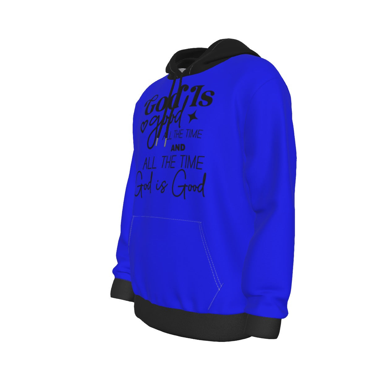 God Is Good All The Time Thick Unisex Pullover Hoodie