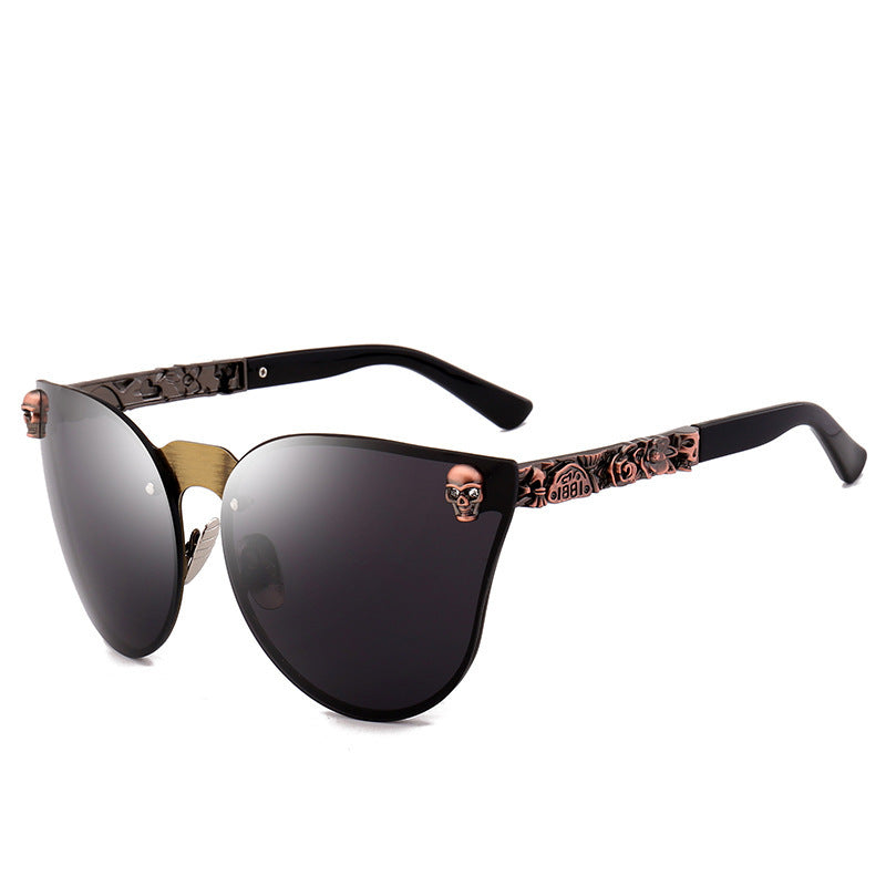 Kick Butt Skull sunglasses metal sunglasses