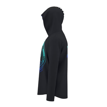 Leo Zodiac Pullover Hoodie with Logo and Thumb Hole