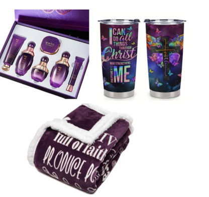 Exclusive: 3-Pack Cozy Bundled Set, Relaxing Gift Spa and Tumbler