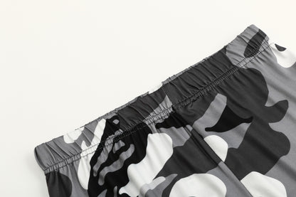 Camouflage Printed Legging Pants 2-Pack