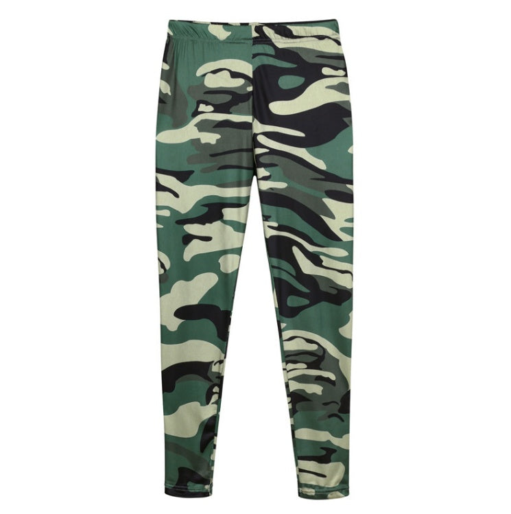 Camouflage Printed Legging Pants 2-Pack