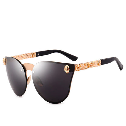 Kick Butt Skull sunglasses metal sunglasses