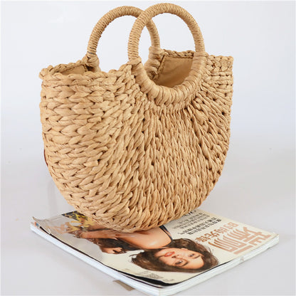 Hand-woven Moon Bag