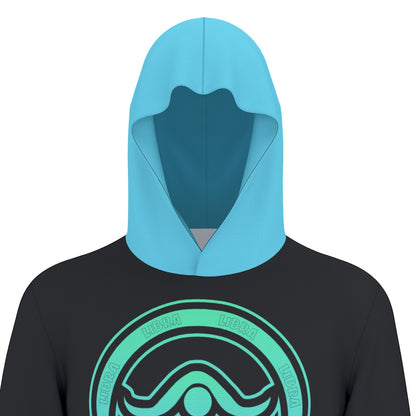 Libra Zodiac Pullover Hoodie with Logo and Thumb Hole