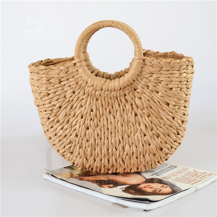 Hand-woven Moon Bag