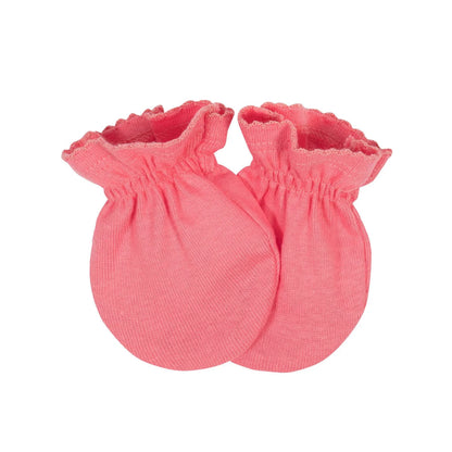 12-Pack Baby Girls Bunny Cap and Mitten Set