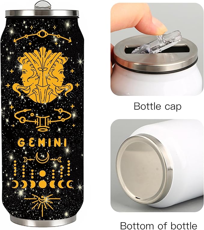 17OZ Zodiac Stainless Steel Tumbler Great Gift for Men or Women