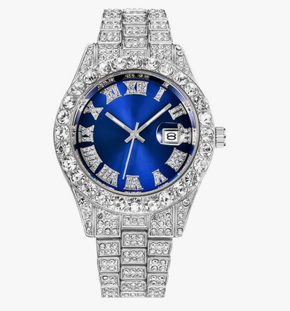 Men's Rhinestone Watch Diamond Quartz Watch