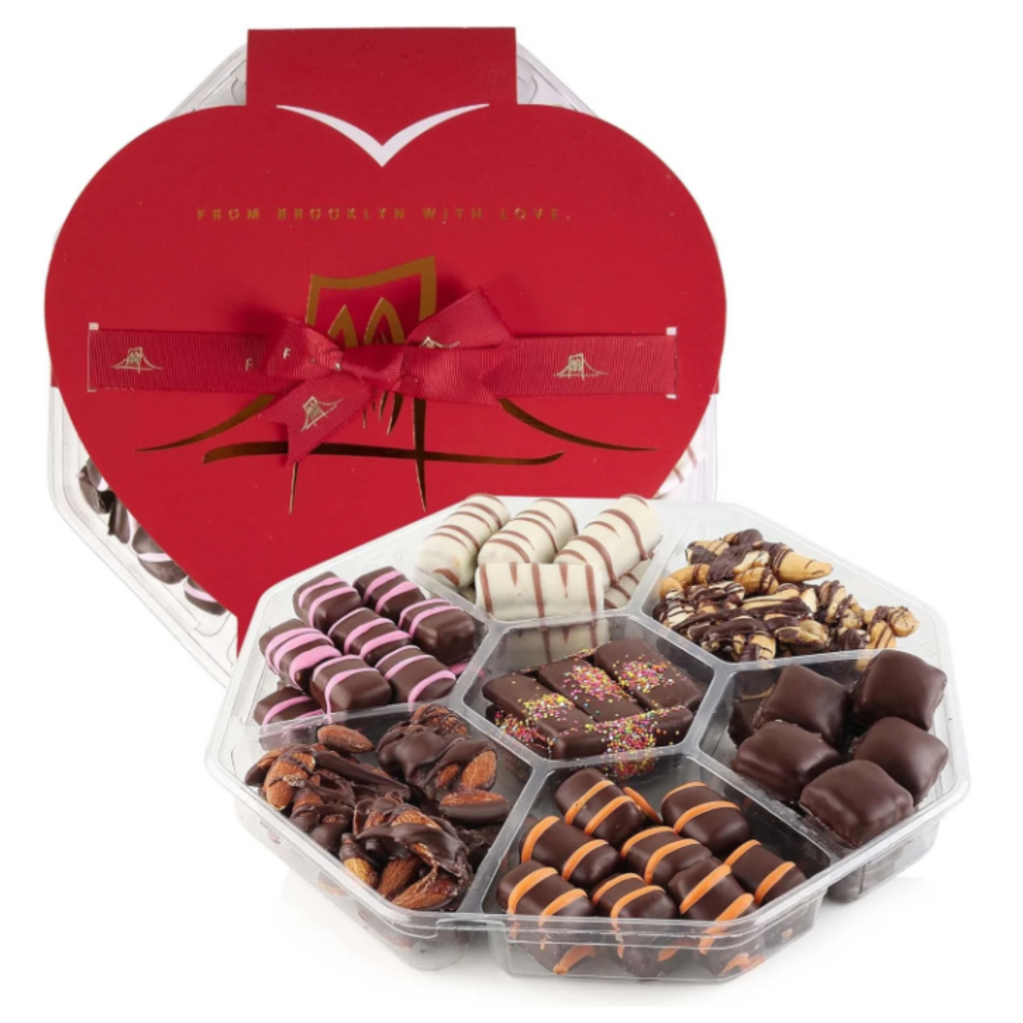 Fancy Gourmet Valentine Chocolates & Caramel Truffles