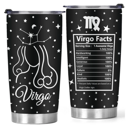 Virgo Gifts for Women - Birthday Tumbler Cups for Virgo