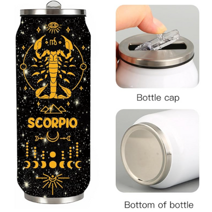 17OZ Zodiac Stainless Steel Tumbler Great Gift for Men or Women