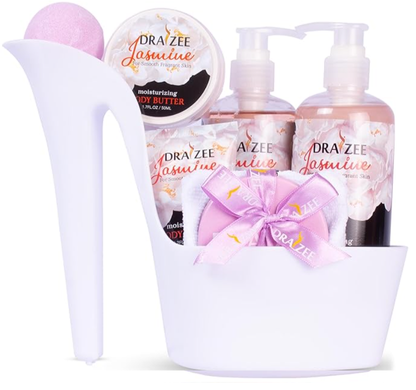 Bath and Body - 8 Pcs Luxury Rose Scented Heel Shoe Spa Gift Set