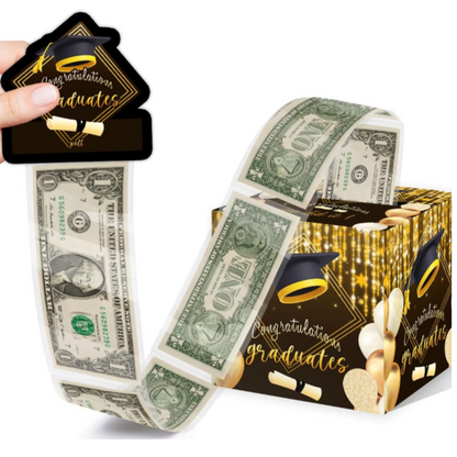 Graduation Gifts Surprise Money Box for Cash Gift Pull