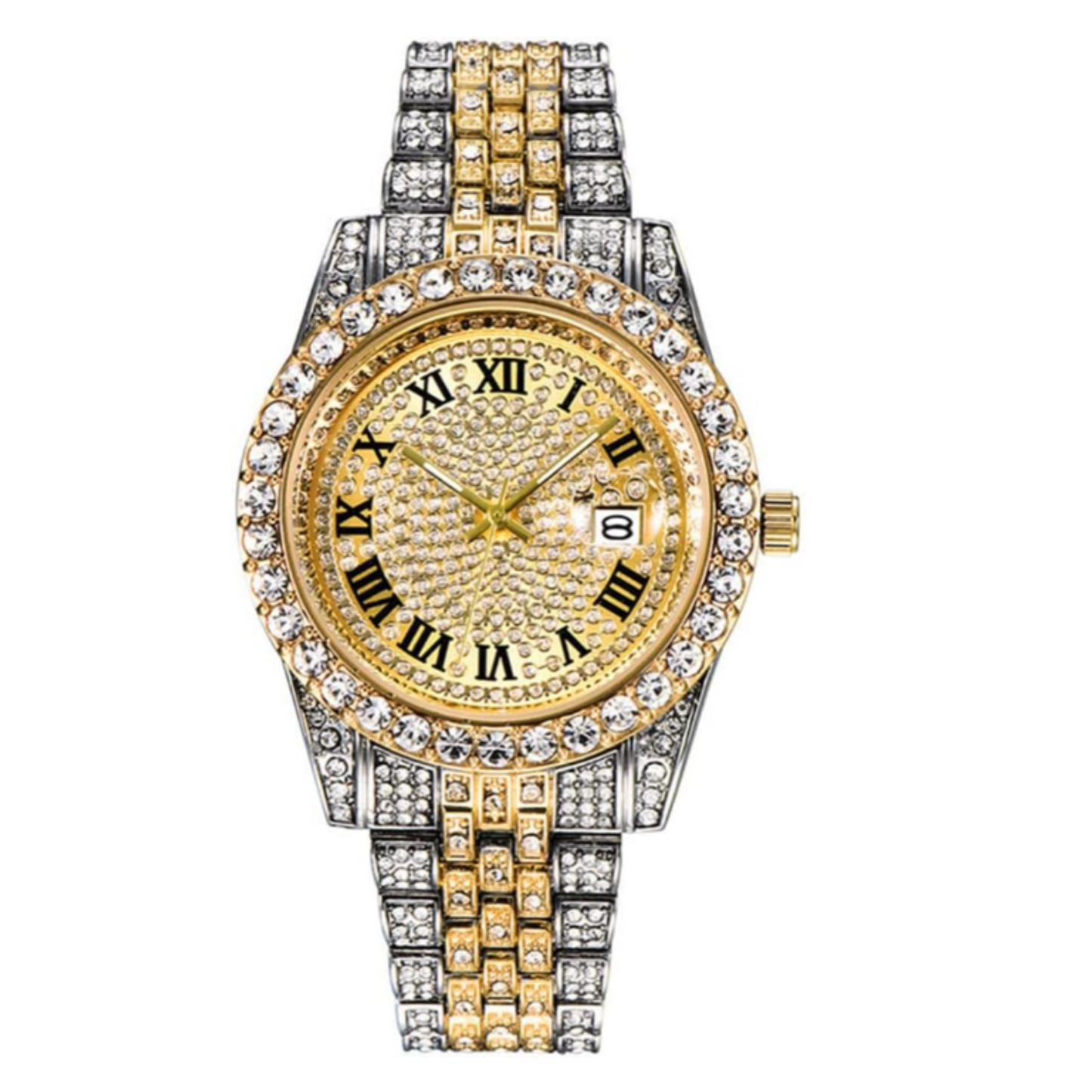 Men's Rhinestone Watch Diamond Quartz Watch