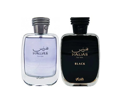 Rasasi Hawas Pour Homme & Rasasi Hawas Black Bundle