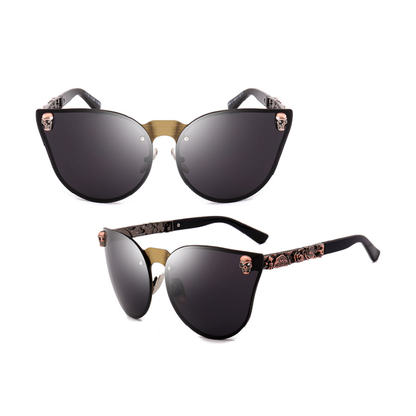 Kick Butt Skull sunglasses metal sunglasses