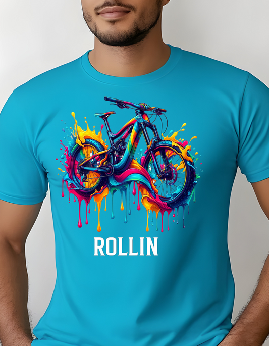 Biker Rollin T-Shirt Relaxed, Soft & Comfortable Feel