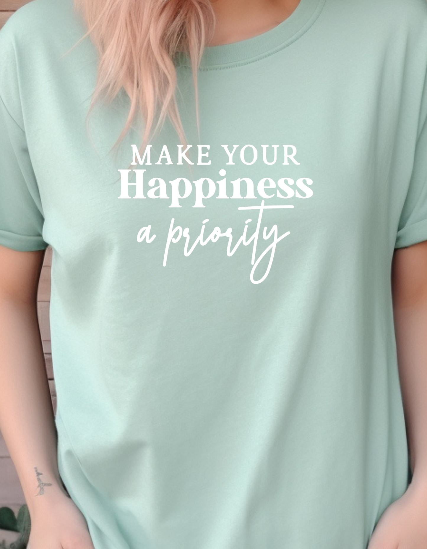 Great Tshirt Gift "Make Your Happiness Relaxed Style