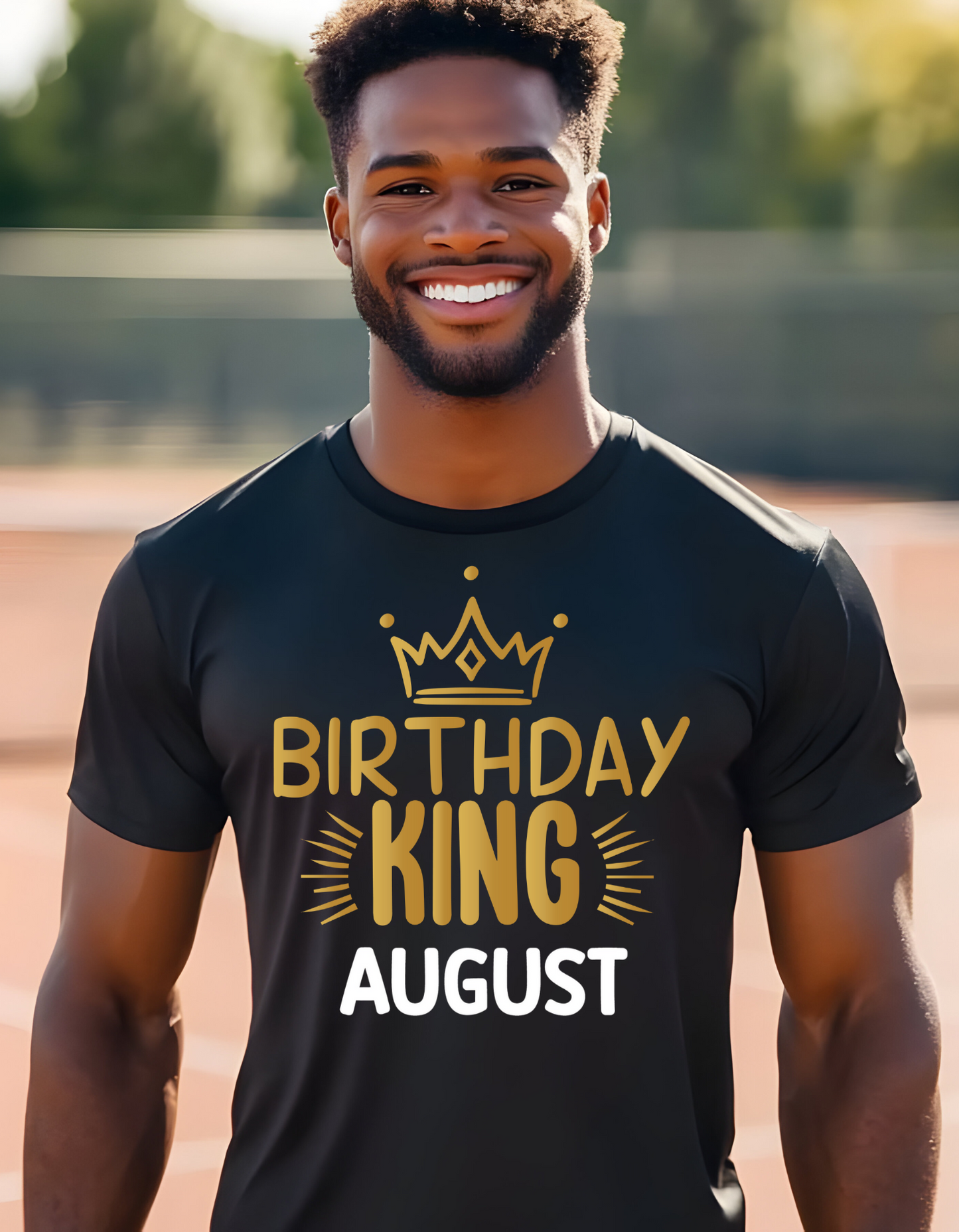 Birthday King Celebration T-Shirt: Choose Your Month