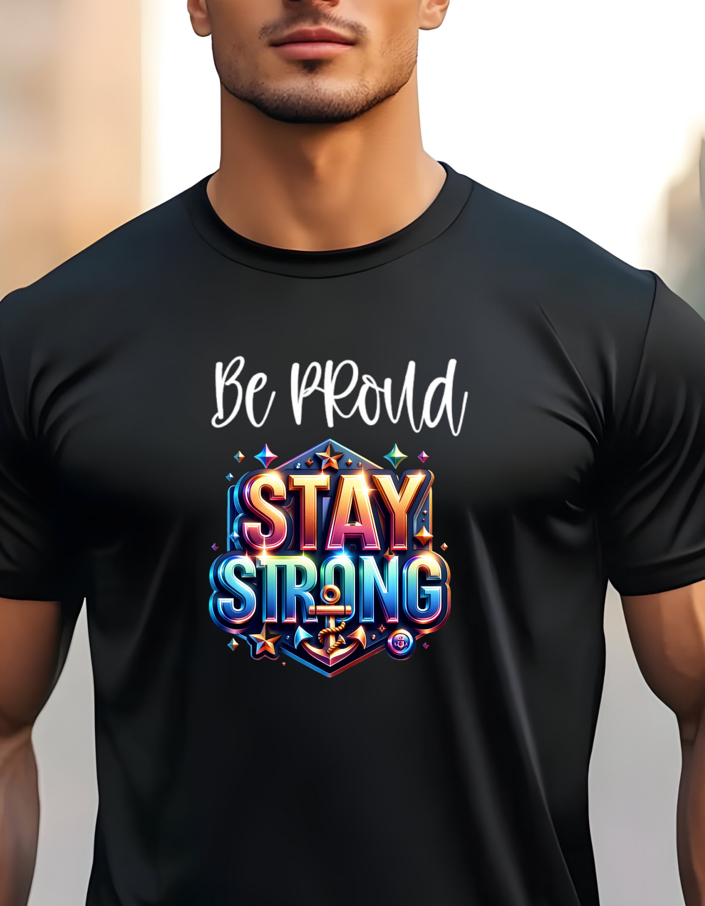 Be Proud Say Strong T-shirt, Relax Wear Soft & Comfortable