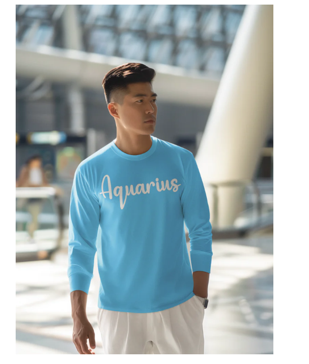 Aquarius Men Unisex Long Sleeve