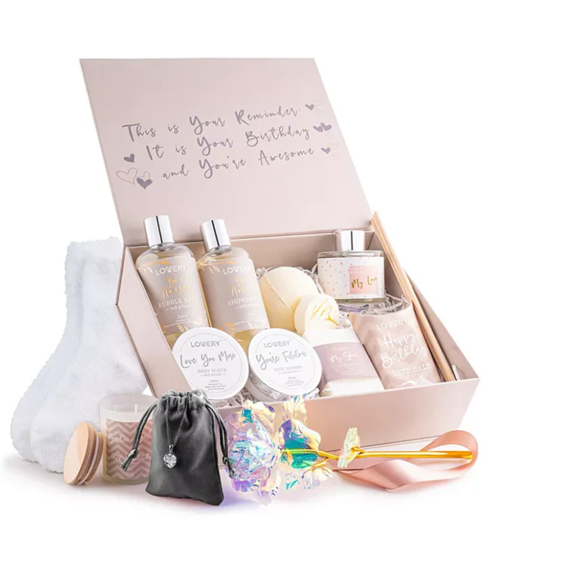 20-Piece Birthday Spa Kit Gift Basket Set for Her