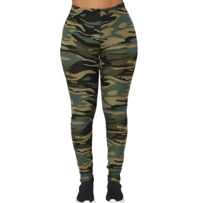 Camouflage Printed Legging Pants 2-Pack