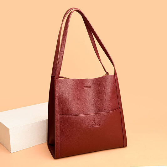 Handbag Solid Color Shoulder Bag