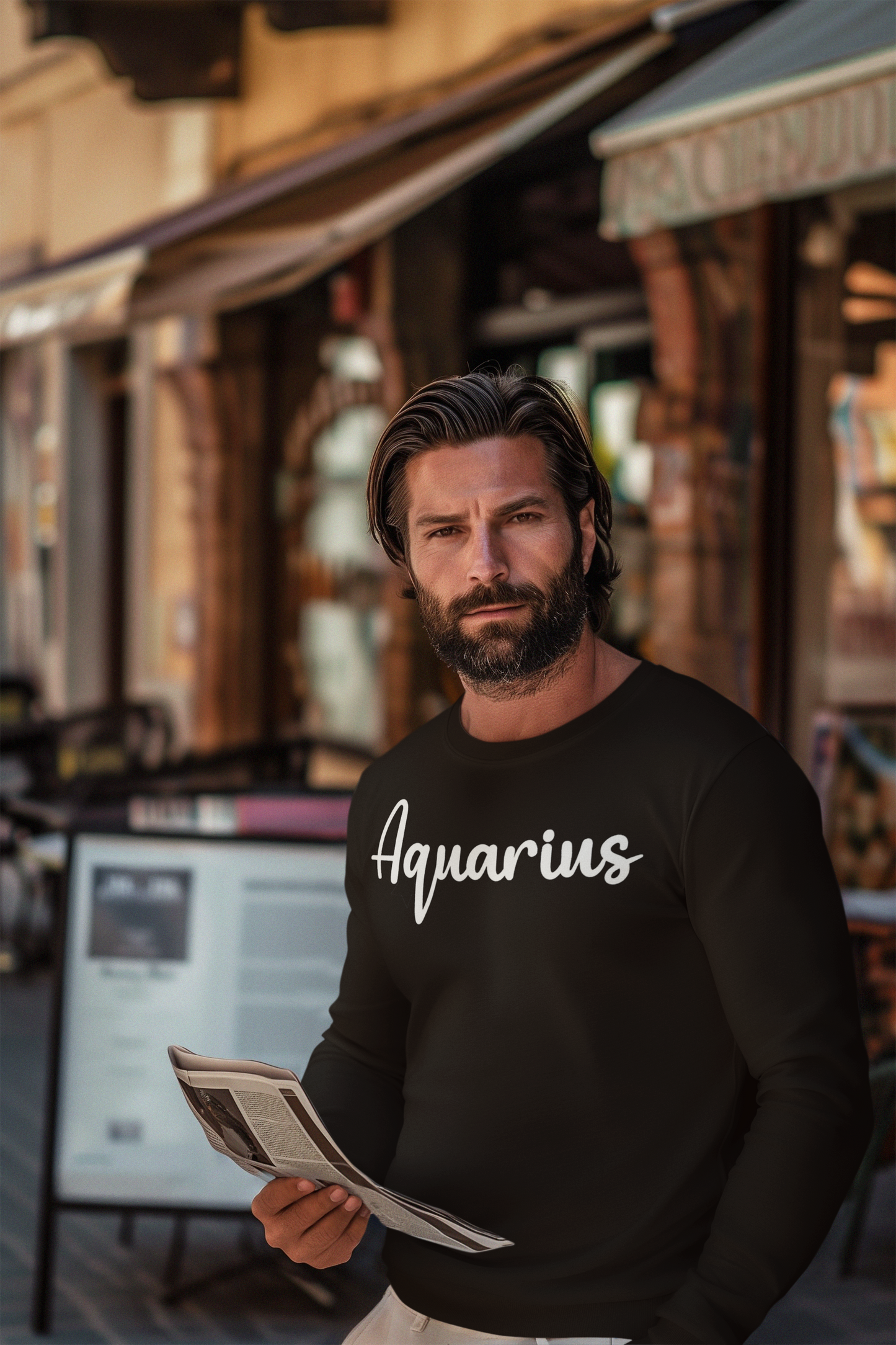 Aquarius Men Unisex Long Sleeve