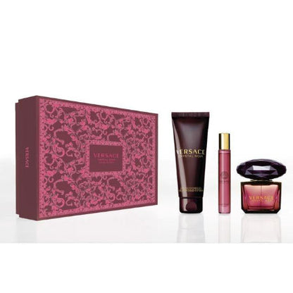 Versace Crystal Noir 3 Piece Gift Set