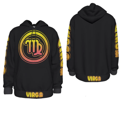 Virgo Style Logo Unisex Thick & Warm Pullover Hoodie